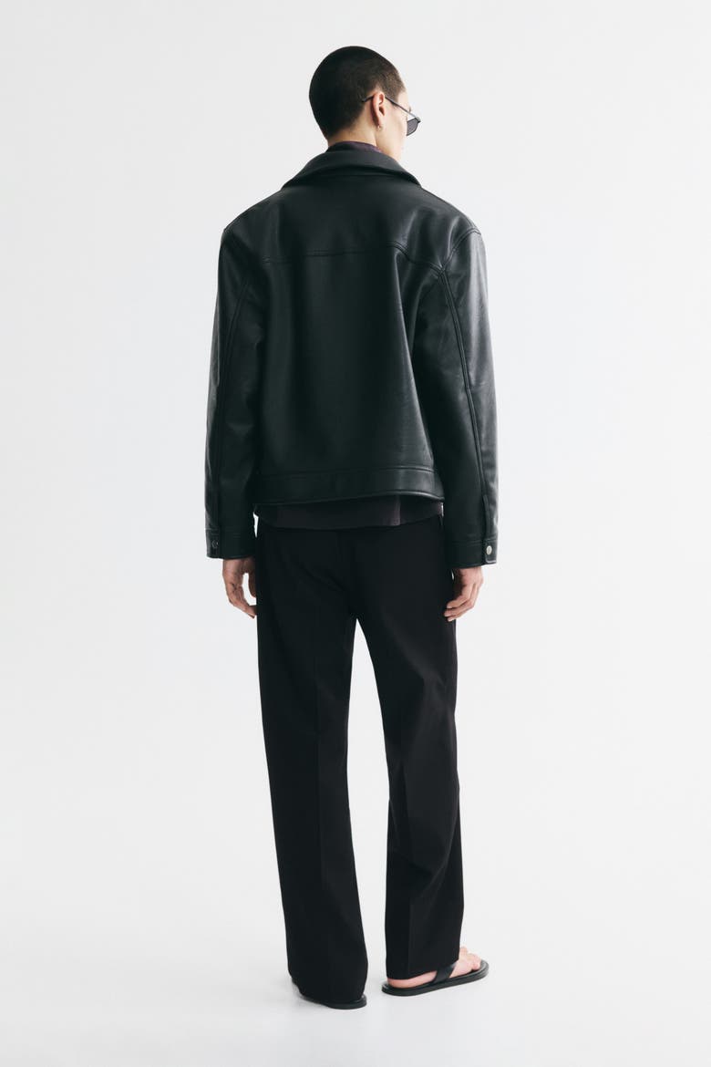 Relaxed-fit Wide-leg Tailored Pants, Alternate, color, Black