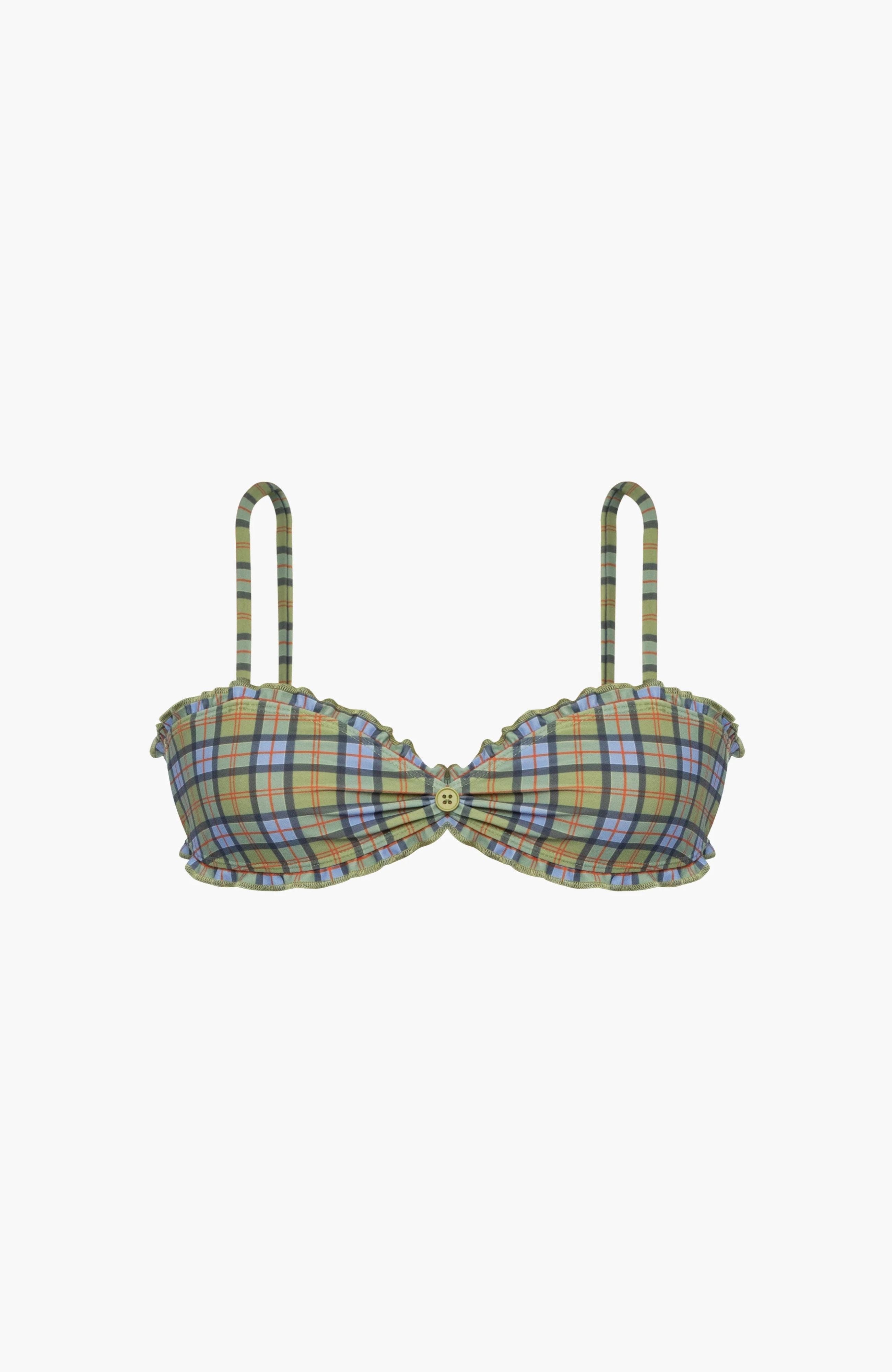 Oddli Bralette Bikini Top In Multi