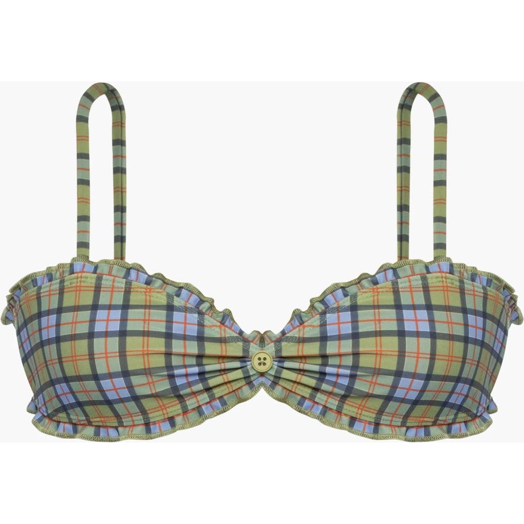 Oddli Bralette Bikini Top In Multi