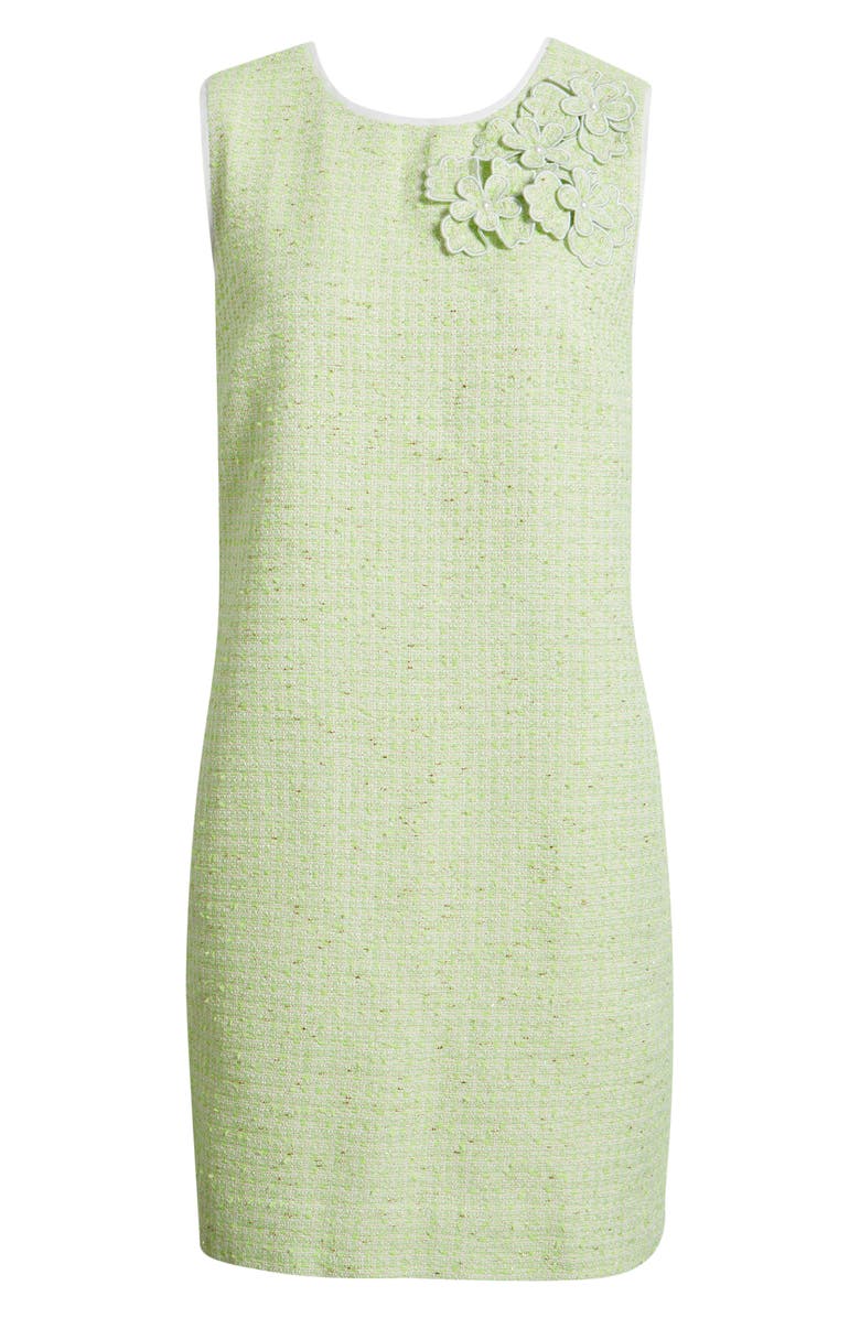 Lilly Pulitzer<sup>®</sup> Edita Bouclé Sleeveless Shift Dress, Main, color, Crocodile Green Fantasy Boucle