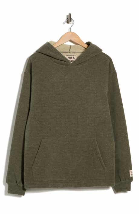 FLEECE FACTORY Baby Rib Knit Pullover Hoodie