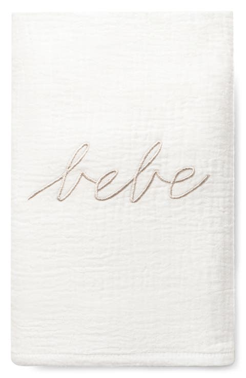 Bebe Cotton Muslin Waffle Swaddle
