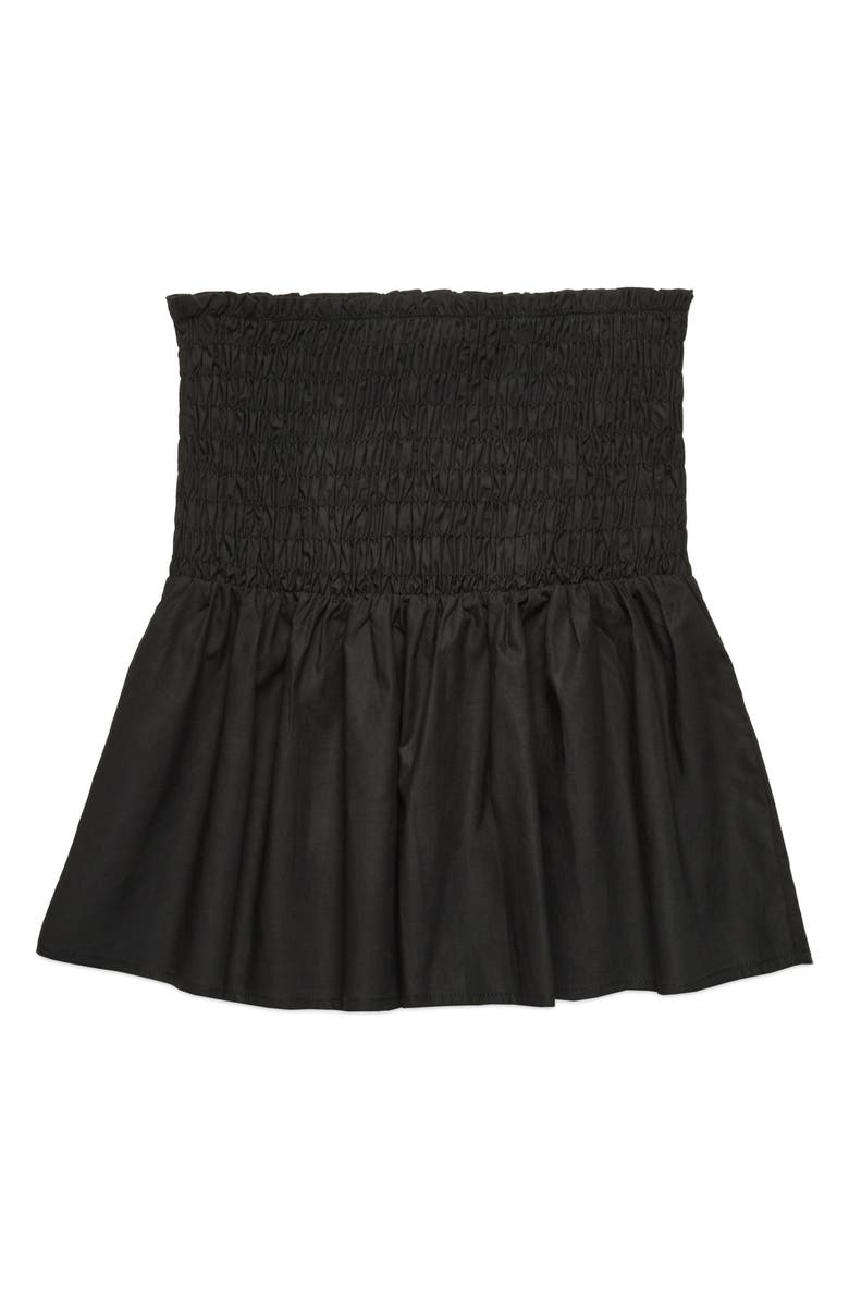 DELUC Palmeira Smocked Cotton Tube Top, Alternate, color,