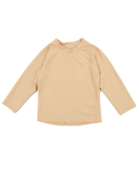 Kids Long Sleeve Rash Guard, UPF 50+ Swim Shirt