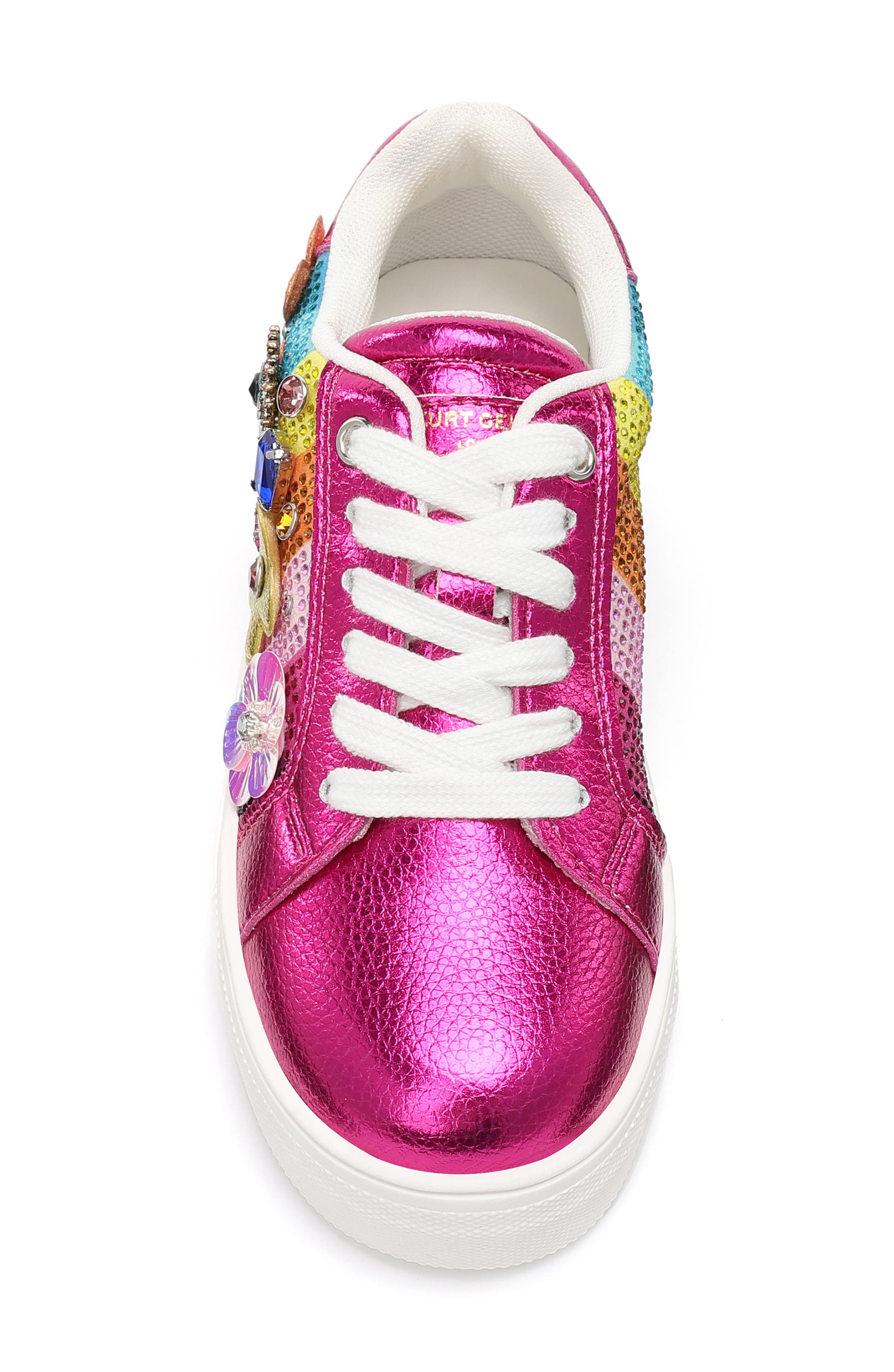 Kids' Mini Laney Tutti Frutti Sneaker, Alternate, color, FUCHSIA MULTI