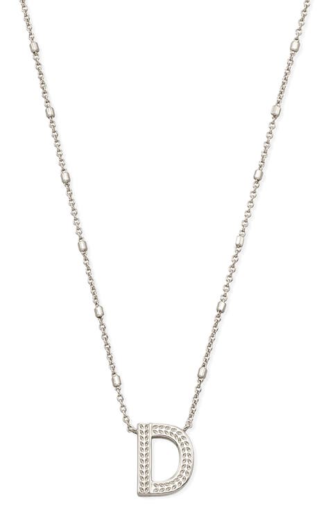 Initial Pendant Necklace