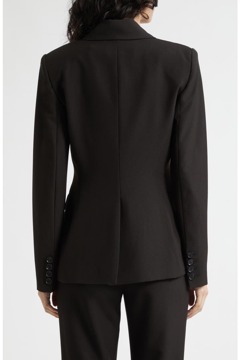 Kylie Double Breasted Blazer, Alternate, color, JET