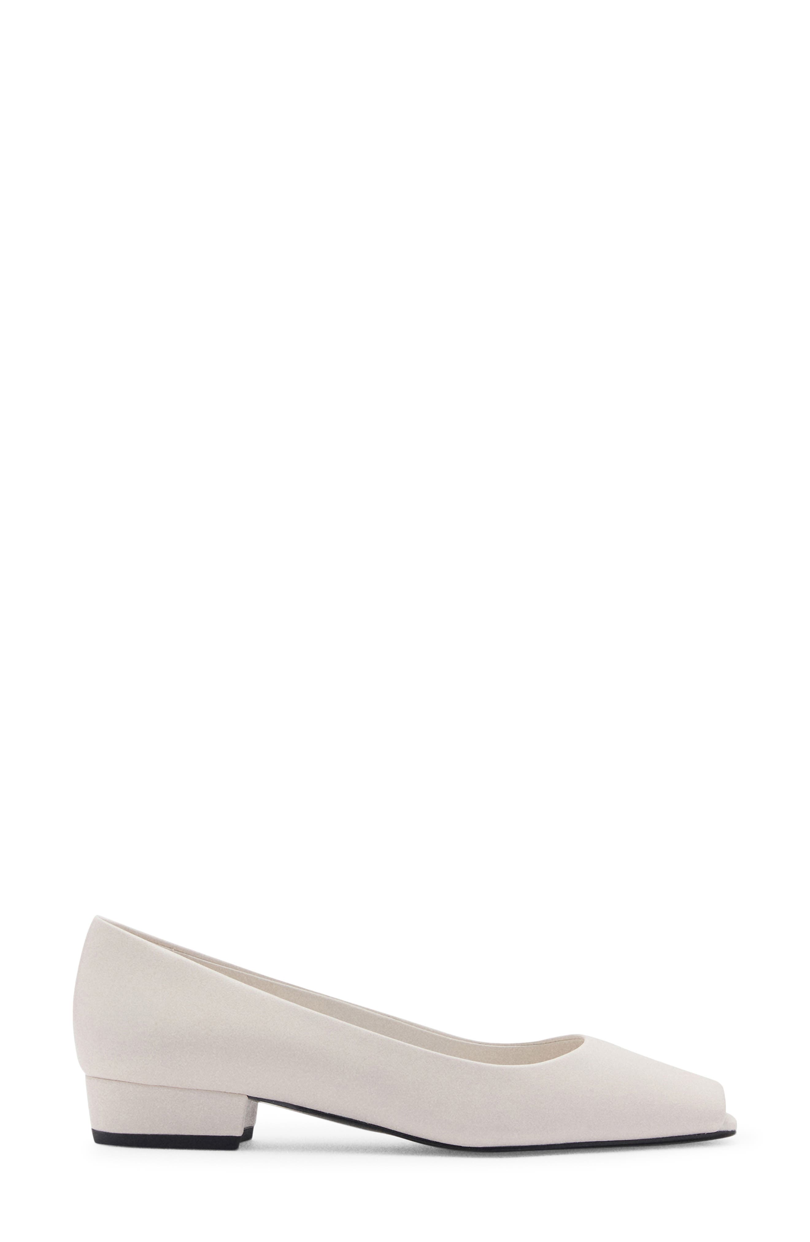 MANGO Open Toe Pump, Alternate, color, White