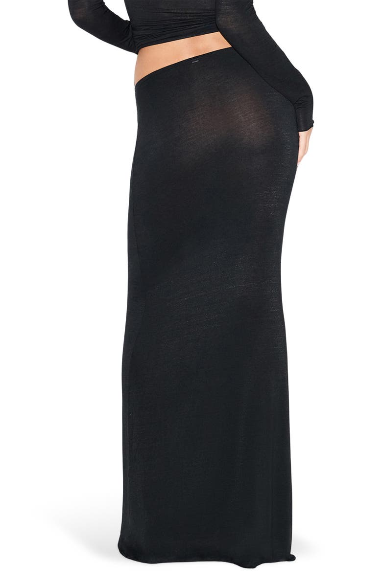 Sheer Modal Maxi Skirt