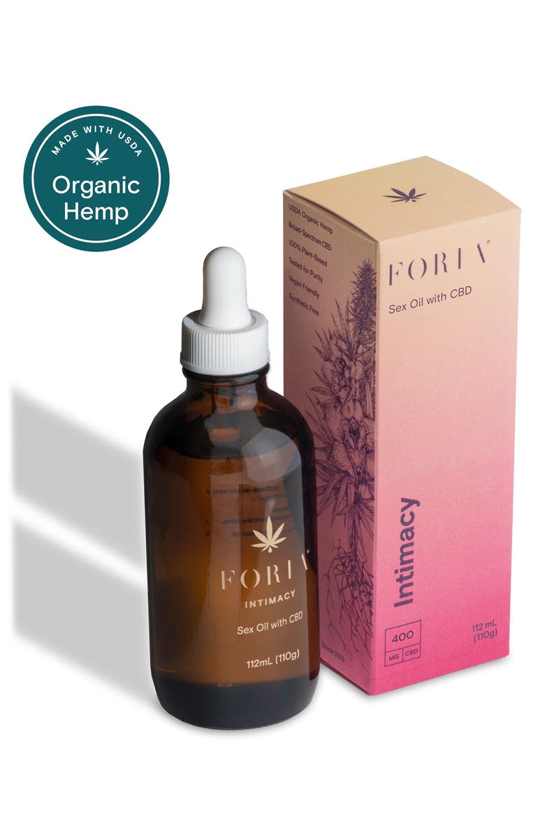 FORIA Intimacy Sex Oil with CBD, Alternate, color, 
