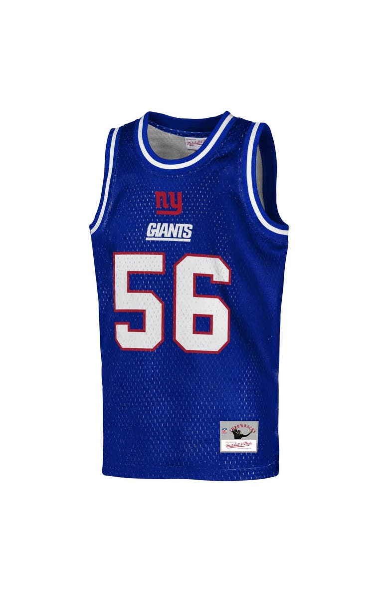 Mitchell & Ness Youth Mitchell & Ness Lawrence Taylor Royal New York Giants Retired Player NFL Basketball Fashion Jersey, Alternate, color, Royal
