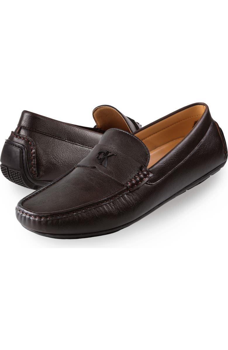 Calvin Klein Follaman Loafer, Alternate, color, Dark Brown