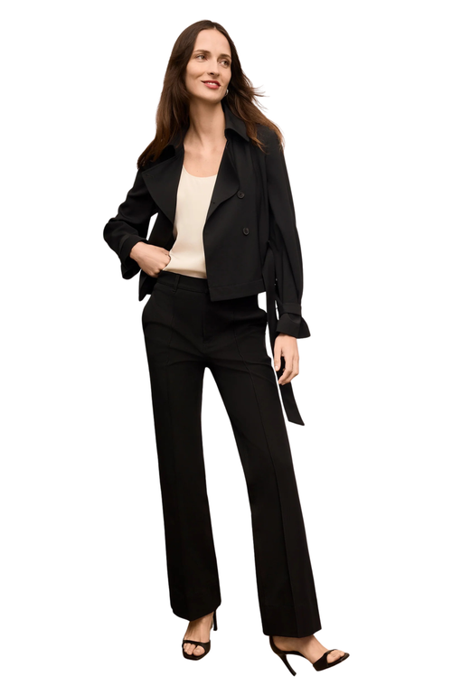 M.m.lafleur Rowe Eco Better Than Denim '70s Jean In Black