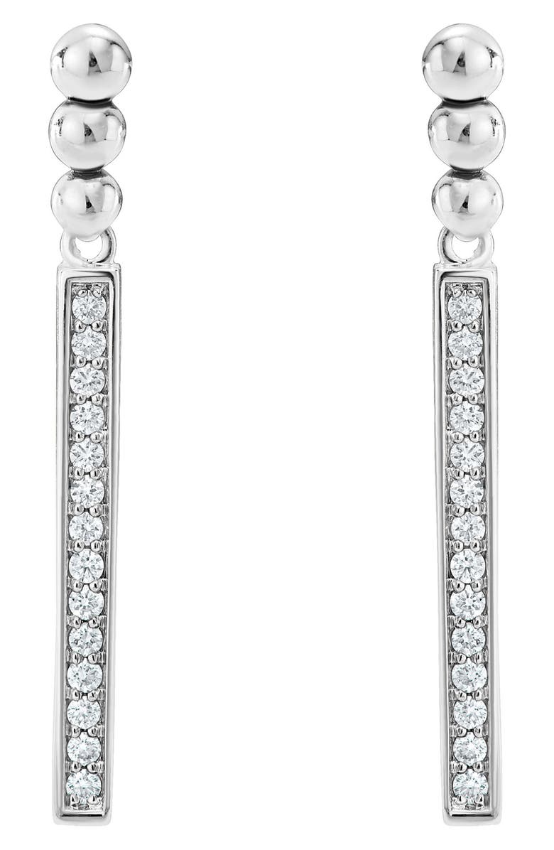 LAGOS Caviar Spark Diamond Drop Earrings, Main, color, 