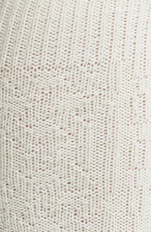 Hue Cable Knee High Socks In White