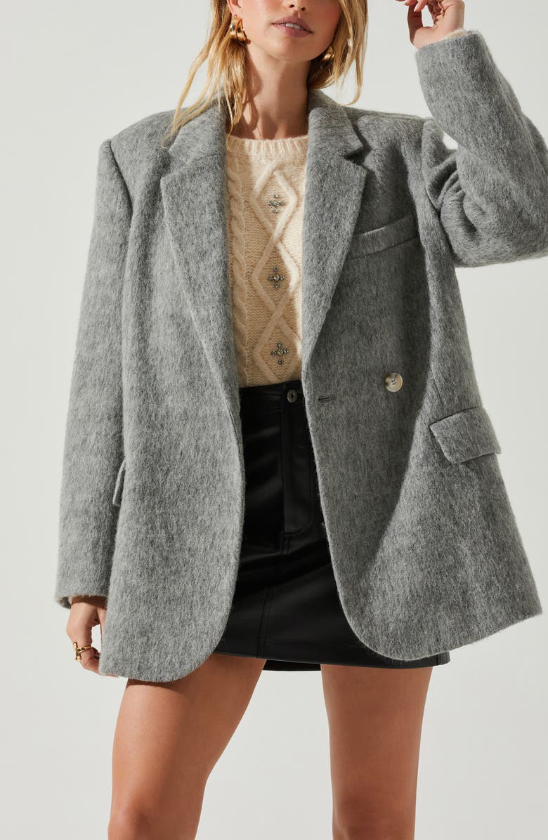 ASTR the Label Kindra Brushed Notch Lapel Coat, Alternate, color,