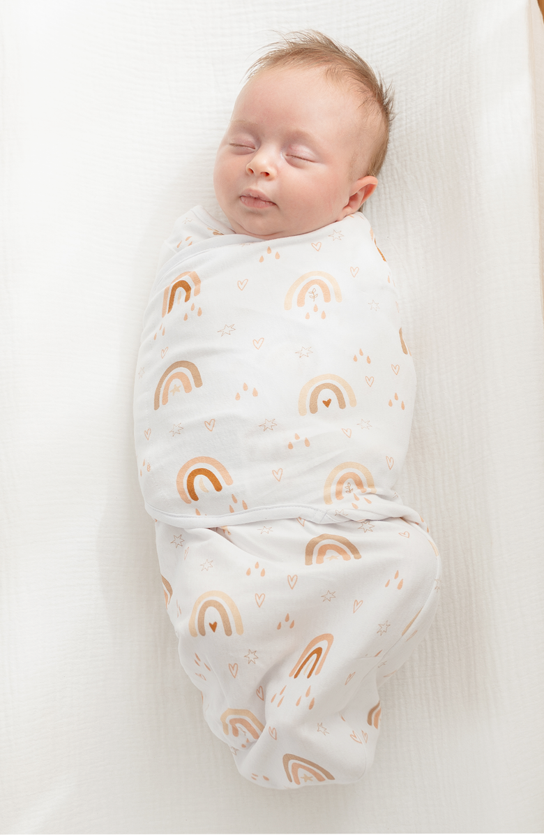 Comfy Cubs Easy Swaddle Blankets - Pack of 3, Alternate, color, Rainbow Bohemian