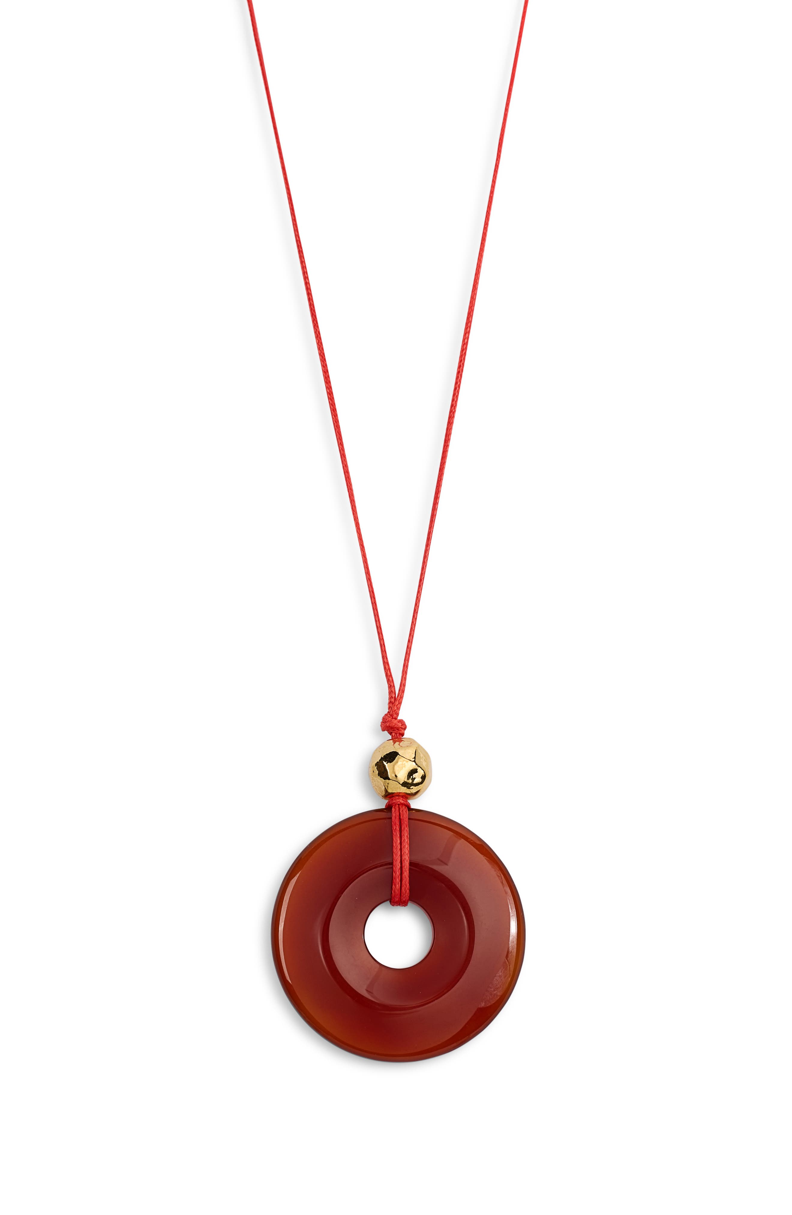 FRASIER STERLING Angel Fish Cord Pendant Necklace