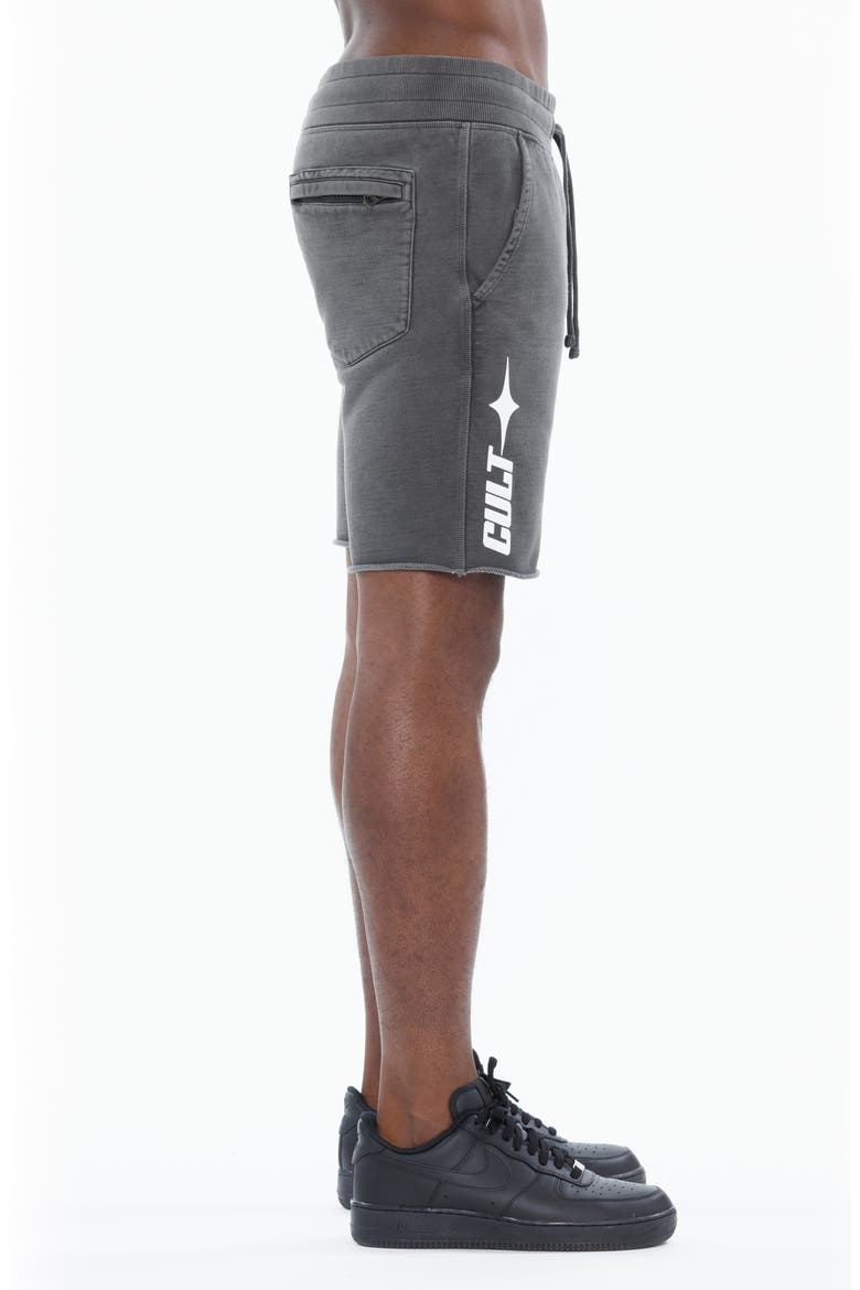 Cotton French Terry Sweatpants, Alternate, color, STEEL
