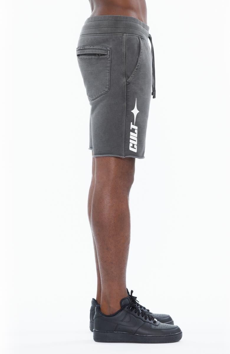 Cult of Individuality Cotton French Terry Sweatpants, Alternate, color, Steel