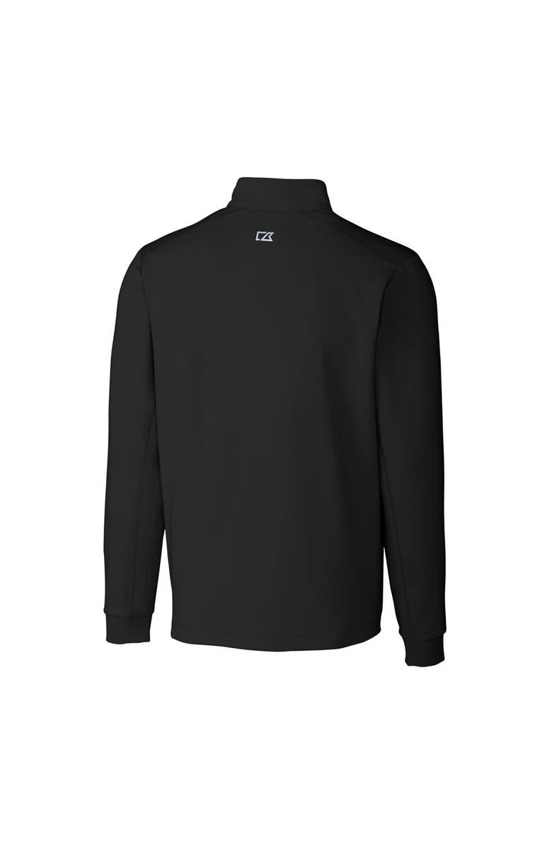 Cutter & Buck Men's Cutter & Buck Black Mississippi State Bulldogs Big & Tall Traverse Stretch Quarter-Zip Pullover Top, Alternate, color, 