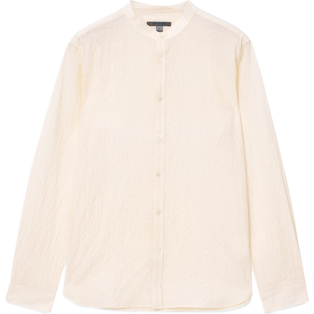 John Varvatos Zigzag Stitch Button-up Shirt