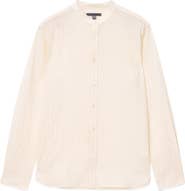 John Varvatos Zigzag Stitch Button-Up Shirt