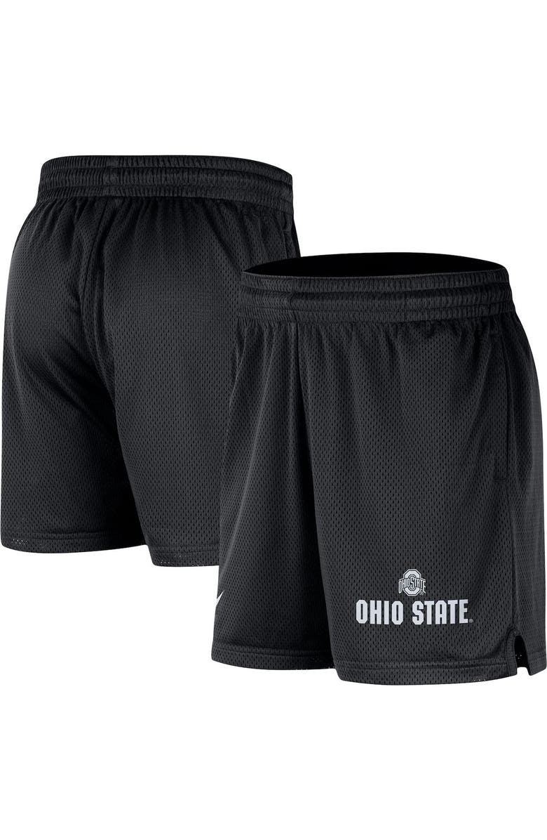 Nike Men's Nike Black Ohio State Buckeyes Mesh Performance Shorts, Alternate, color,