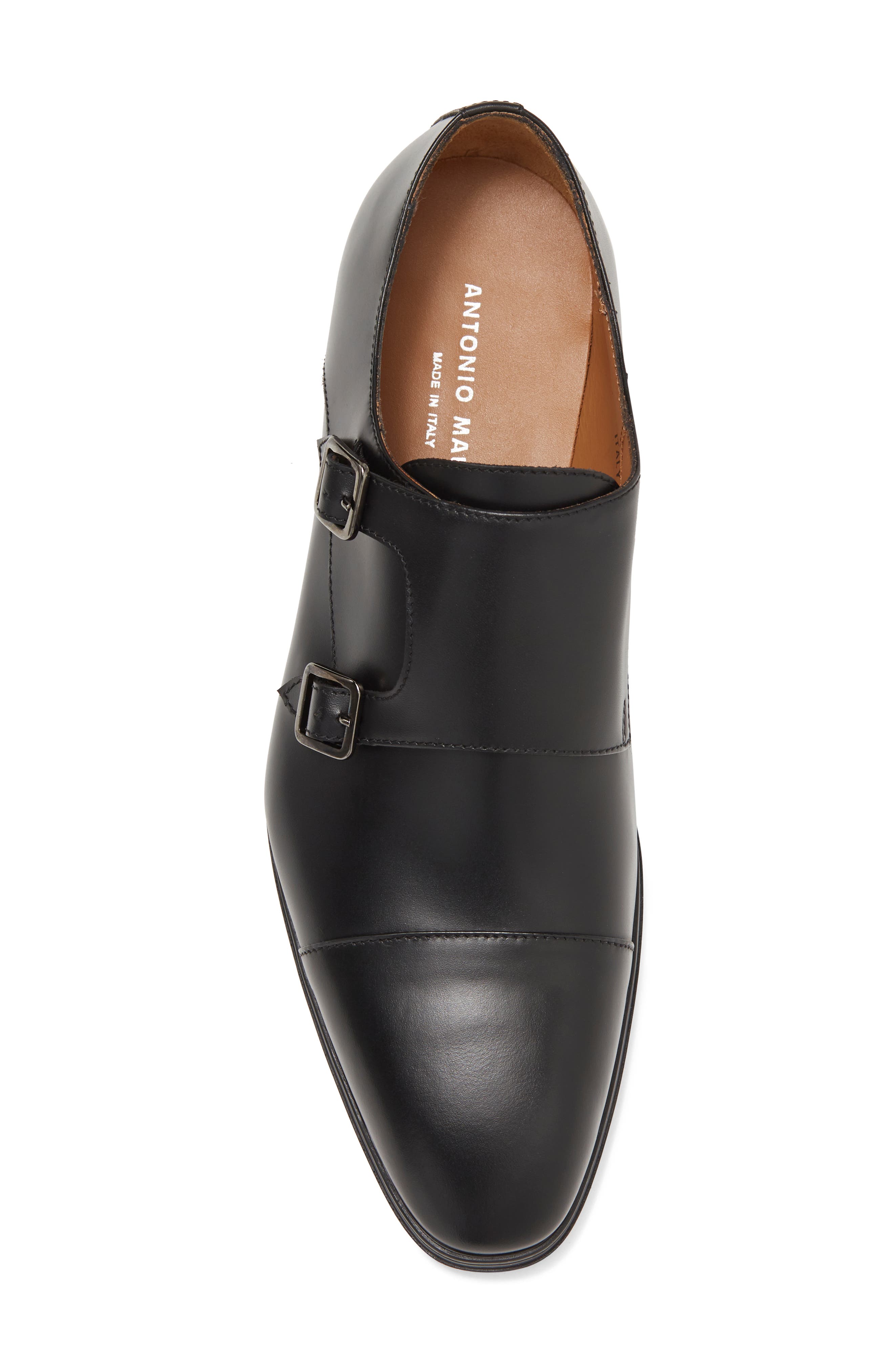 ANTONIO MAURIZI Cap Toe Monk Strap Derby, Alternate, color, 