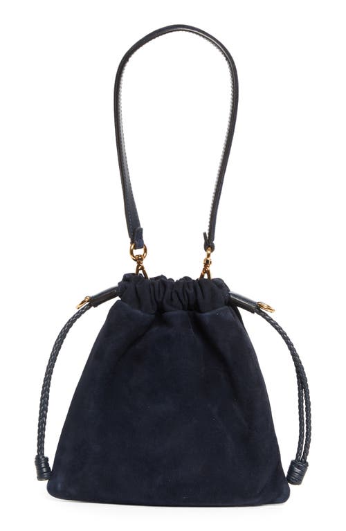 Etro Kalispera Beaded Flower Suede Shoulder Bag