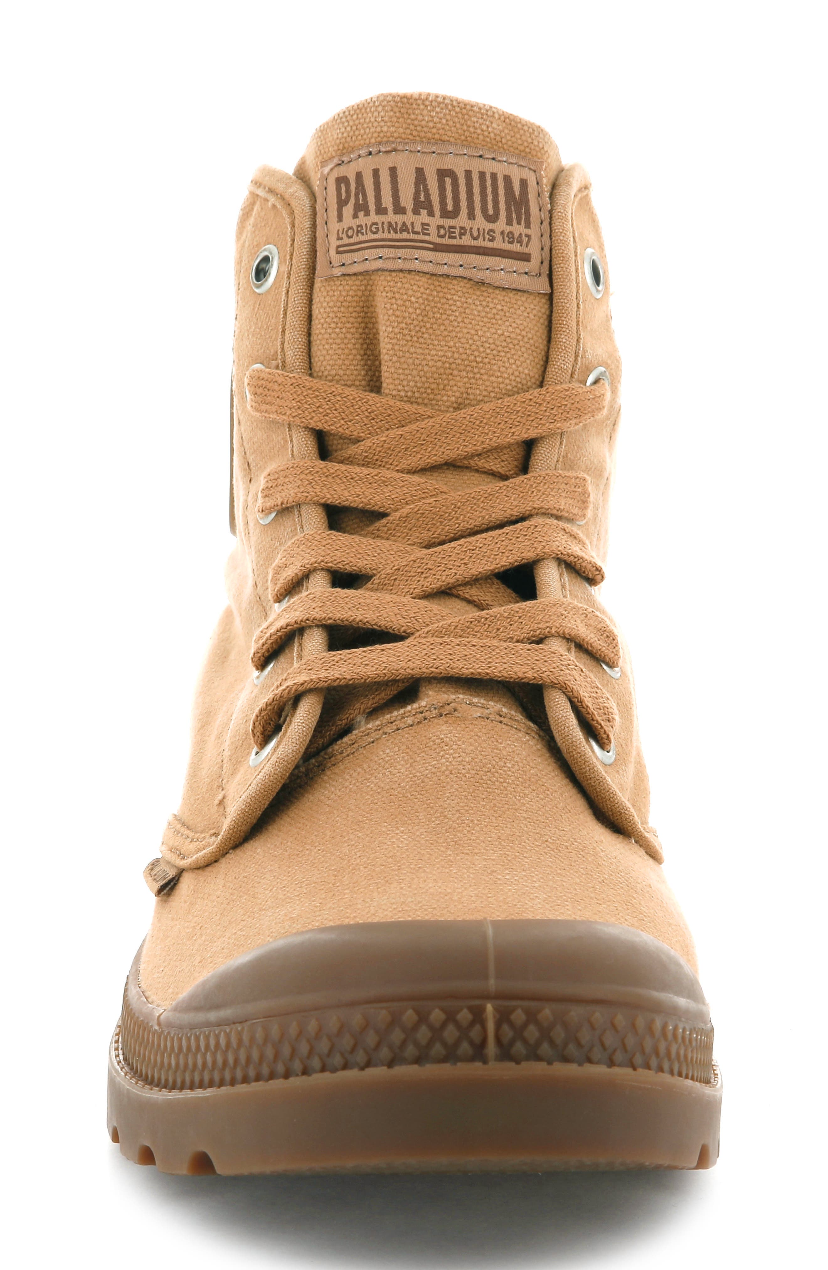Palladium Pampa Hi Canvas Boot, Alternate, color, Woodlin