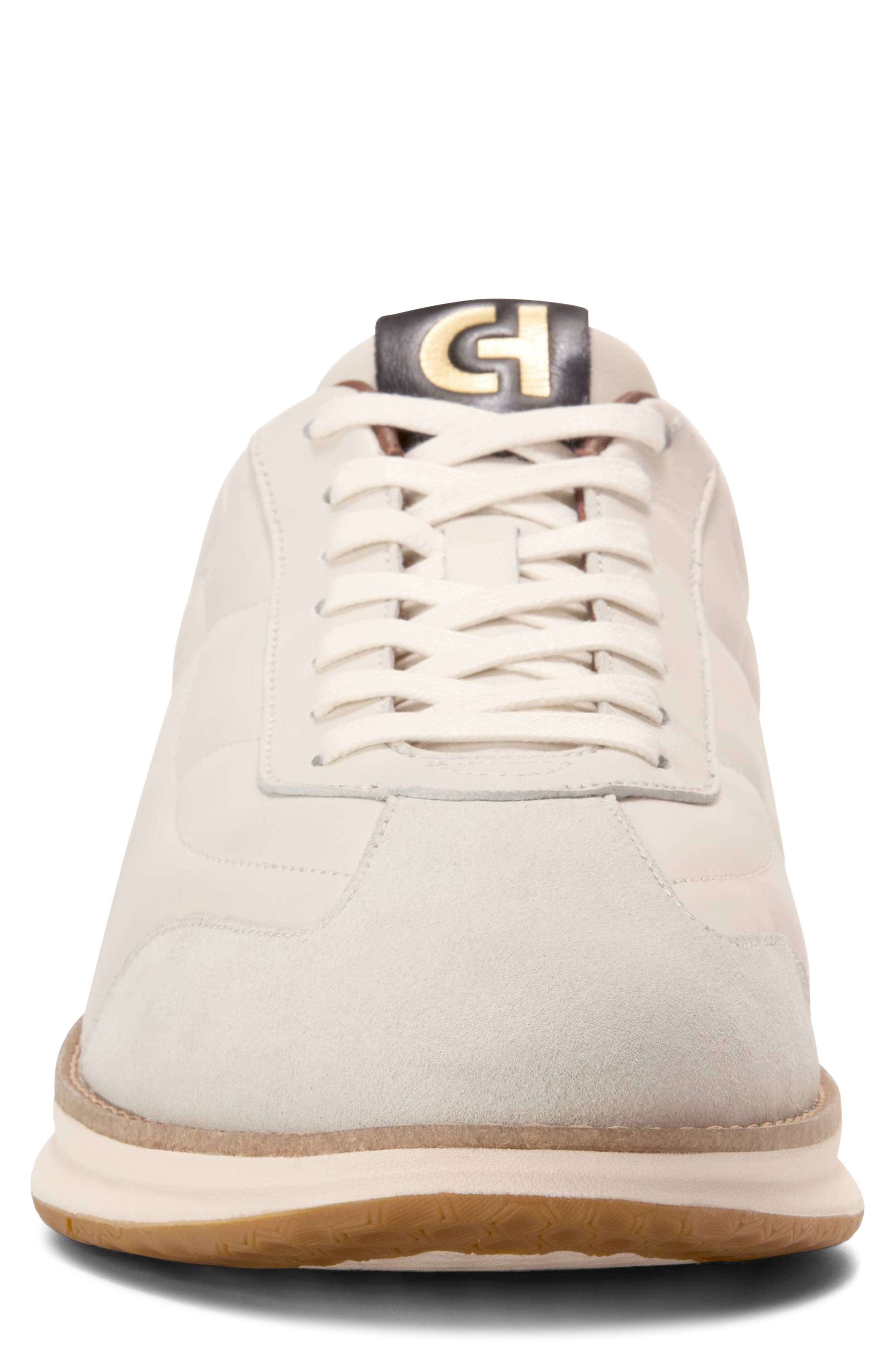 GrandPro Touchline Energy Sneaker, Alternate, color, IVORY / SILVER BIRCH SUEDE