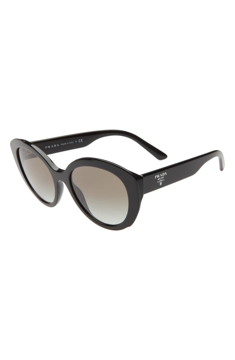 Prada 54mm Oval Sunglasses, Alternate, color,