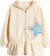 Peek Aren't You Curious Kids' Wishing Star Cotton Hoodie