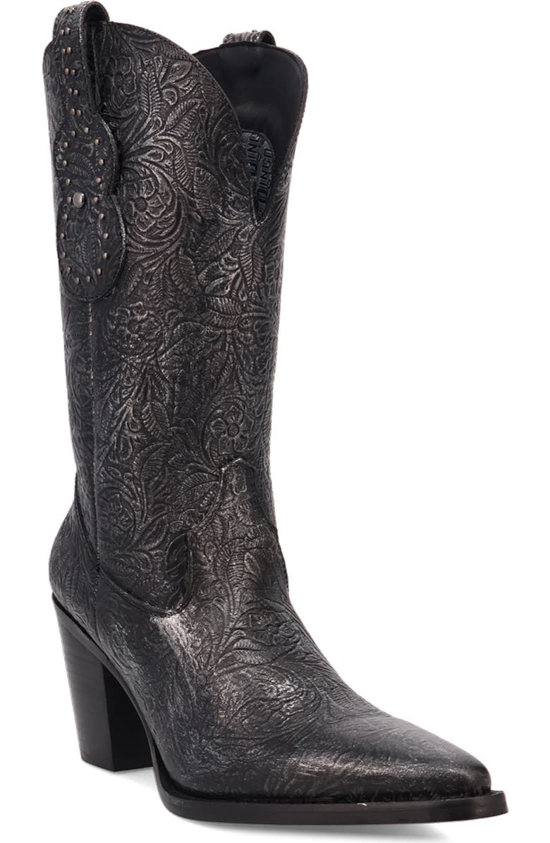 Dingo Rhythm 'N Blues Western Boot, Main, color, Black