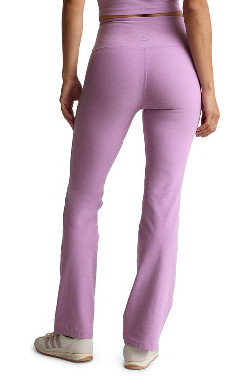 Beyond Yoga Practice Space Dye High Waist Pants In Animal Print