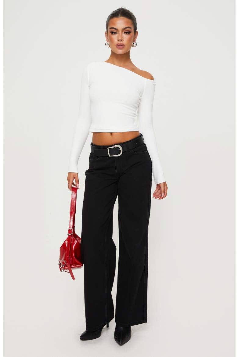 Maryanne Mid Rise Relaxed Fit Jeans, Alternate, color, BLACK