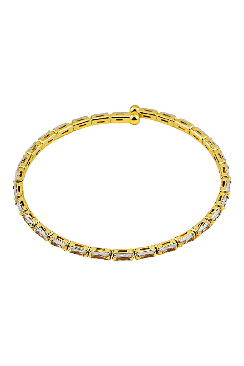 Crystal Flex Cuff Bracelet, Main, color, GOLD