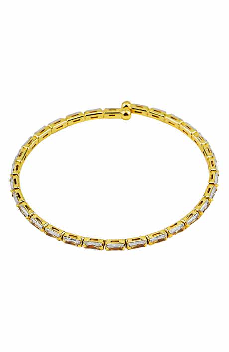 Panacea Crystal Flex Cuff Bracelet