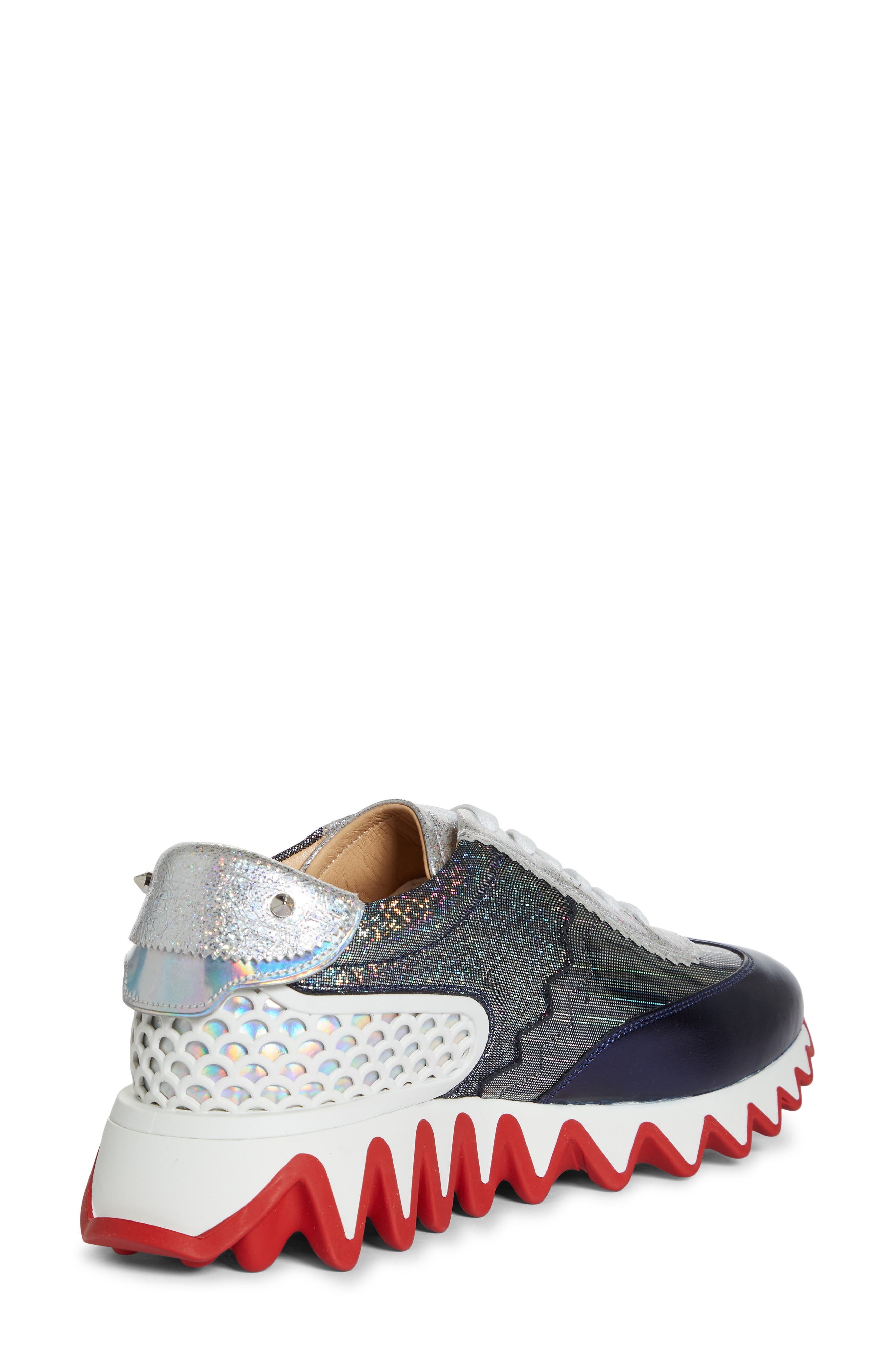 Loubishark Metallic Sneaker, Alternate, color, MULTI