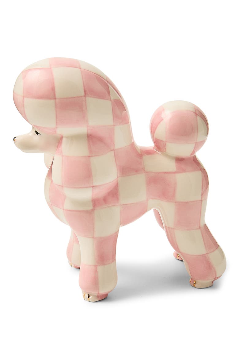 It's All About the Bow Ceramic Poodle, Alternate, color, PINK MULTI