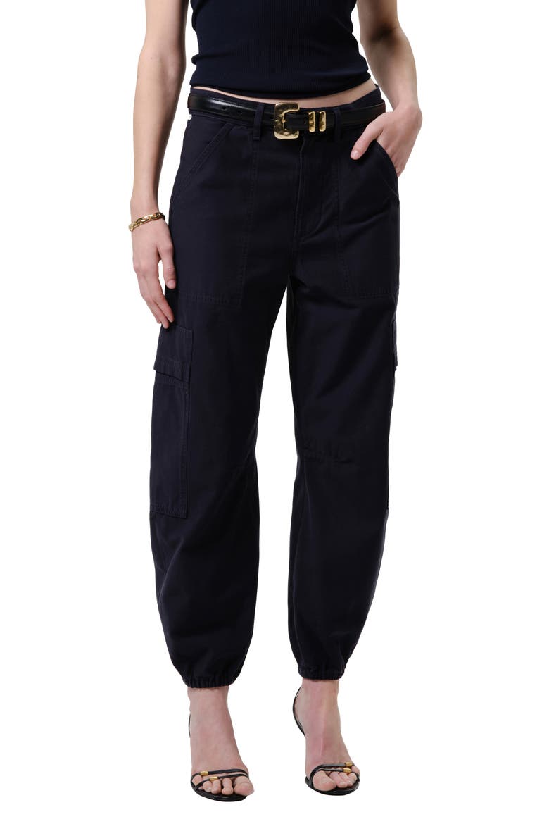 Ciela Bubble Hem Utility Pants, Main, color, NAVY