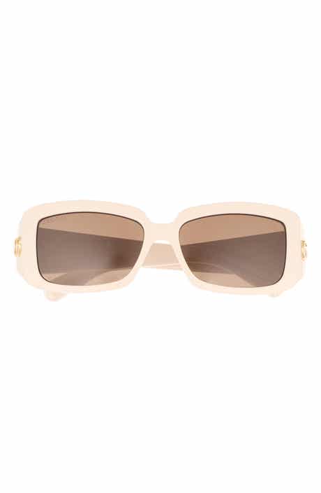Gucci 54mm Core Rectangular Sunglasses
