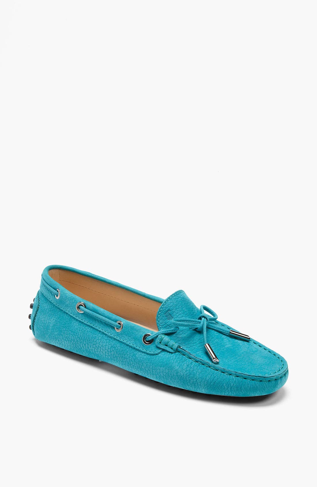 'Heaven Laccetto' Moccasin, Main, color, TURQUOISE