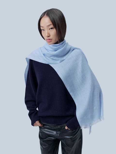 Lightweight Cashmere Woven Scarf