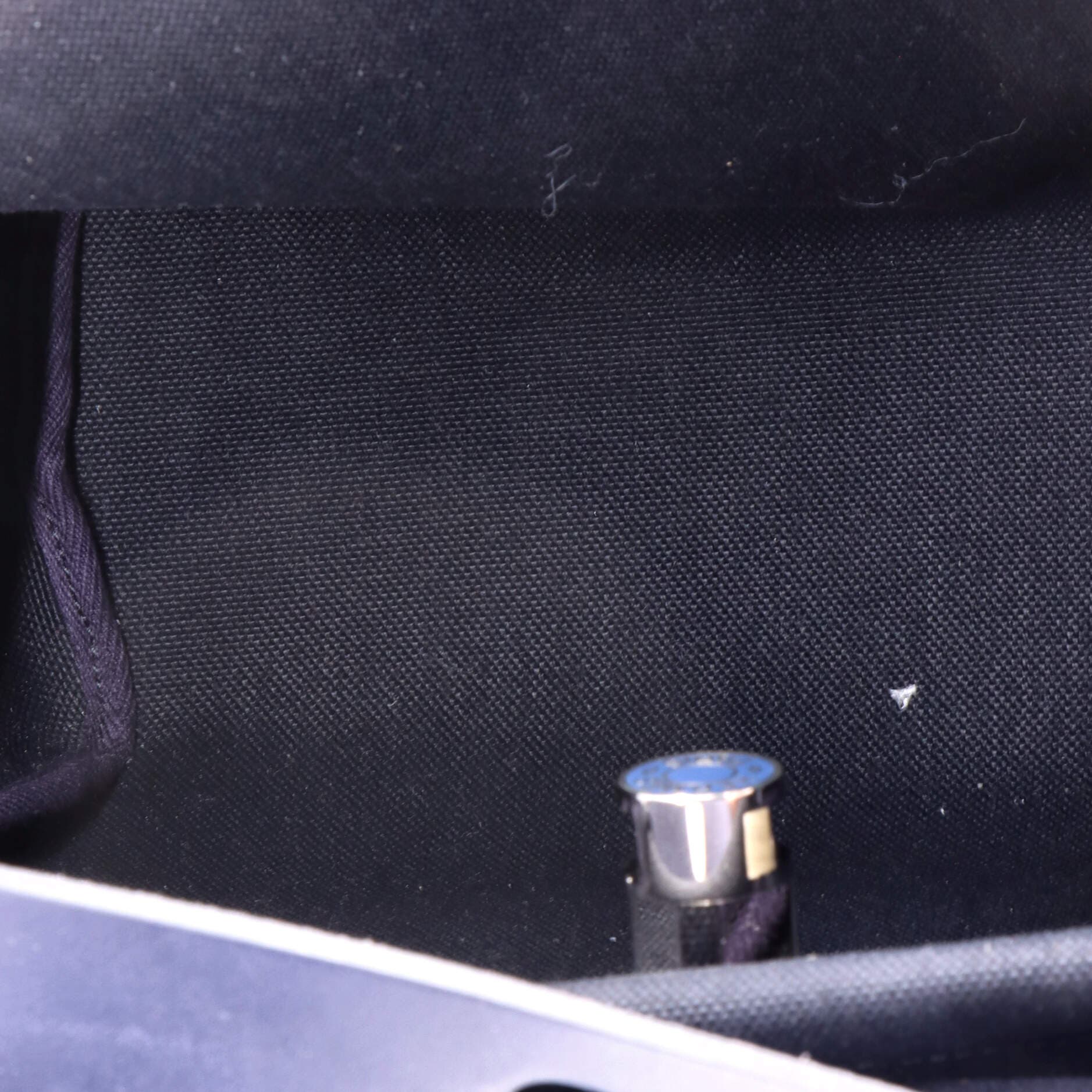 Pre-Owned Hermes Herbag Zip Leather and Toile 31, Alternate, color, Caban