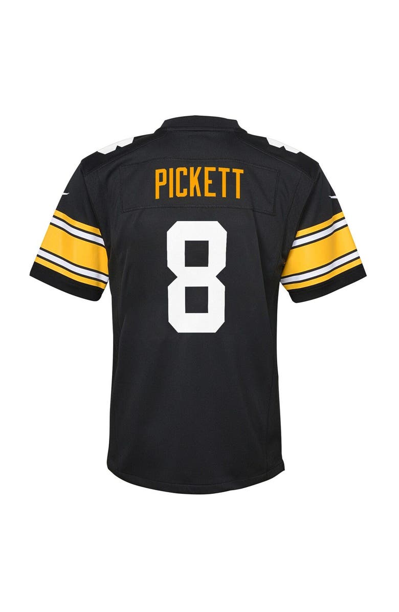 Nike Youth Nike Kenny Pickett Black Pittsburgh Steelers Game Jersey, Alternate, color,