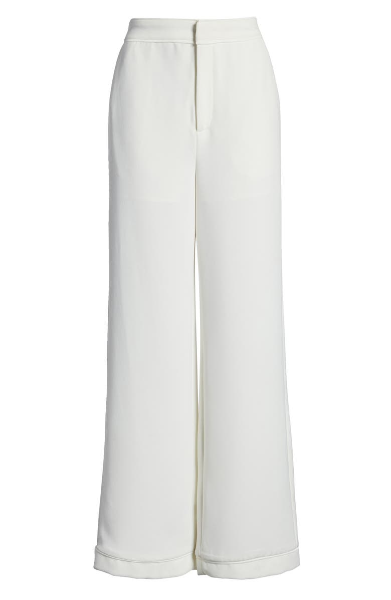 Endless Rose Wide Leg Crepe Trousers, Alternate, color,
