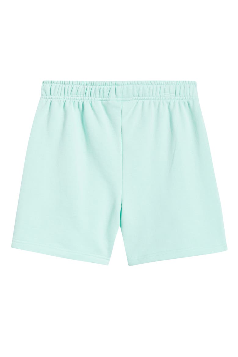 Kids' Piped Organic Cotton Sweat Shorts, Alternate, color, BLUE