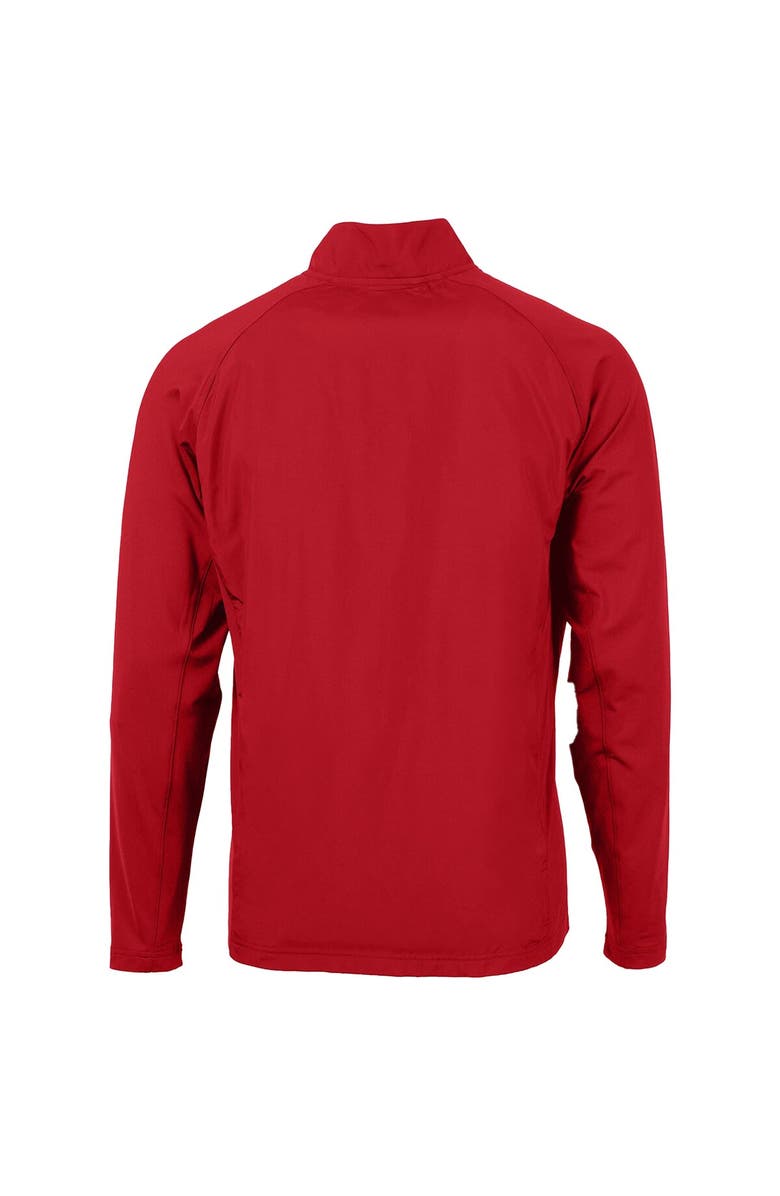 Cutter & Buck Men's Cutter & Buck Red Cincinnati Bearcats Adapt Eco Knit Hybrid Recycled Full-Zip Jacket, Alternate, color, 